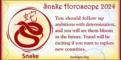 snake horoscope today